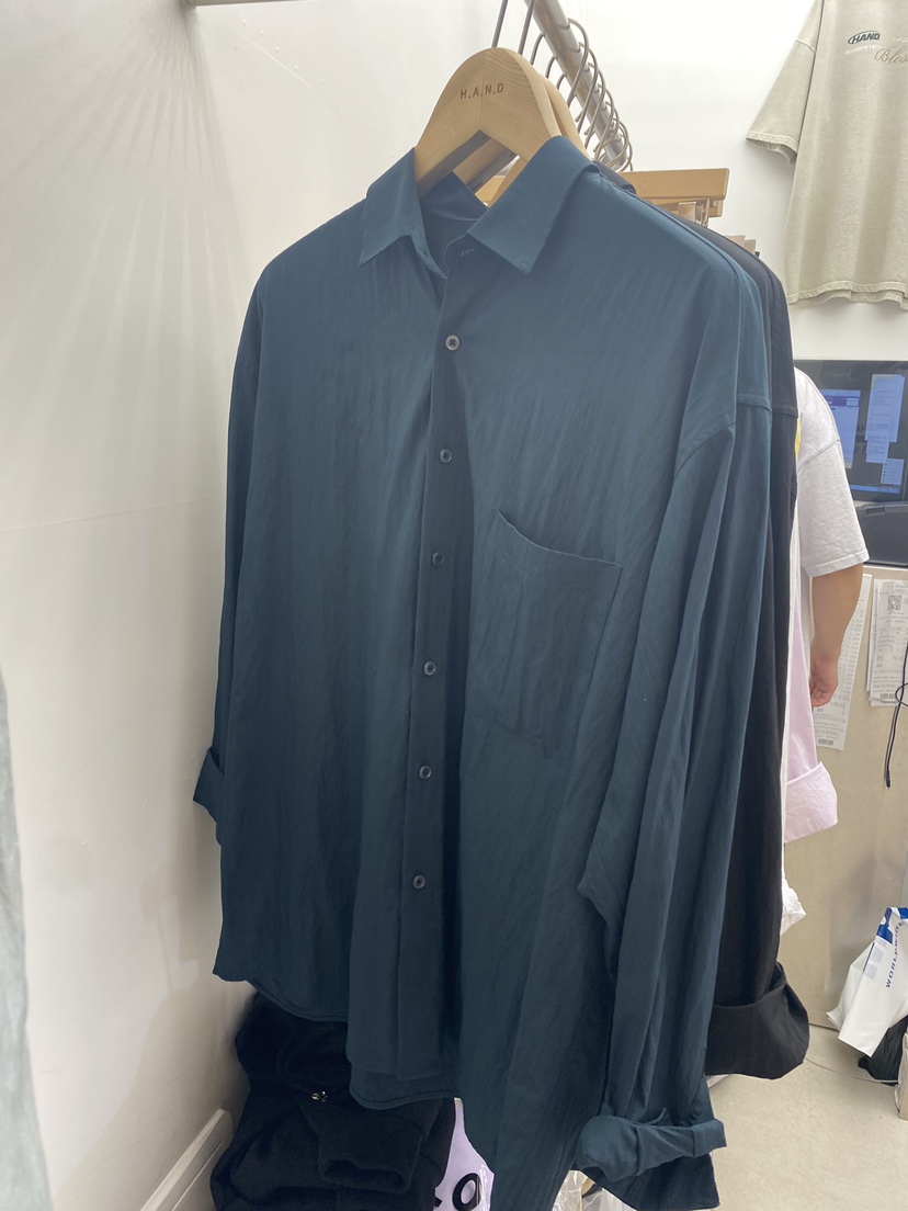 HAND-男裝韓國直郵東大門實拍女裝新品24春夏襯衫蕾絲衫HAND-男裝襯衫/蕾絲衫圖色3