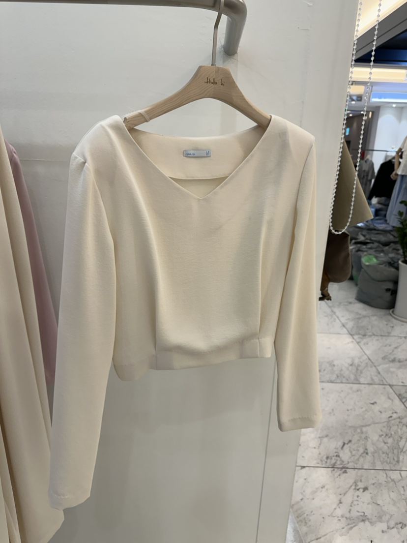 Hello Hi直郵韓國代購女裝新品24春夏休閑時尚人氣長袖T恤Hello Hi長袖T恤