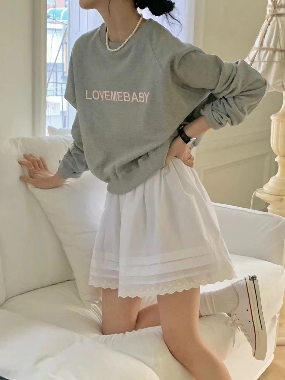 MICO-미코-T韓國直郵東大門代購女裝新品職業時尚休閑衛衣ALL OVER衛衣