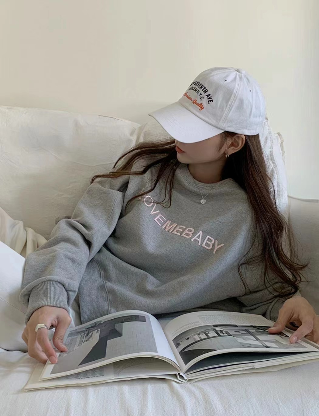 MICO-미코-T韓國直郵東大門代購女裝新品職業時尚休閑衛衣ALL OVER衛衣