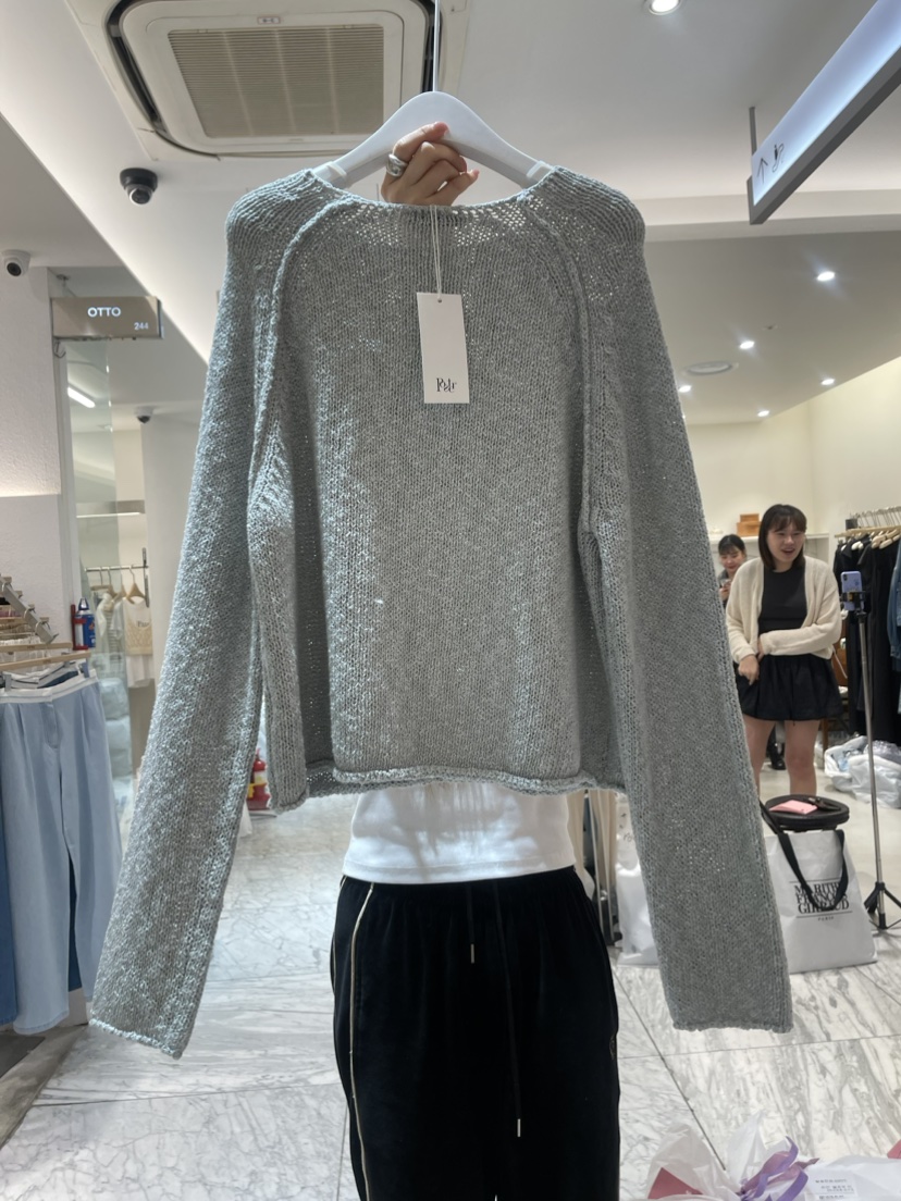 SHOP POSTER韓國直郵女裝新品職業人氣24春夏休閑針織衫SHOP_POSTER針織衫