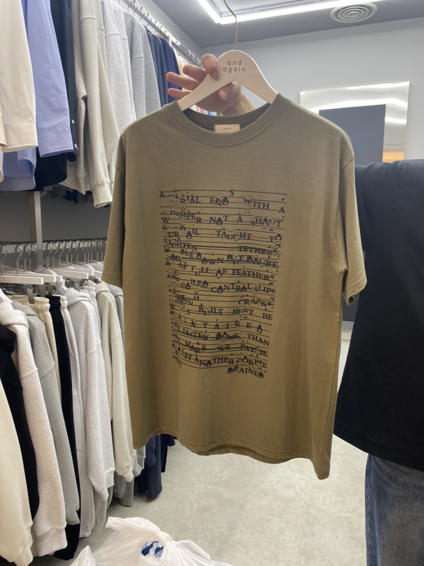 THE MOOD-男裝直郵韓國代購女裝新品熱賣推薦真品人氣T恤THE MOODT恤圖色3