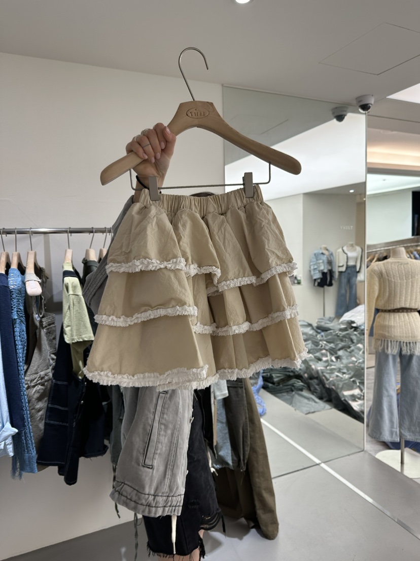 VAULT直郵韓國代購女裝新款真品熱賣人氣職業推薦24春夏短裙VAULT短裙圖色2