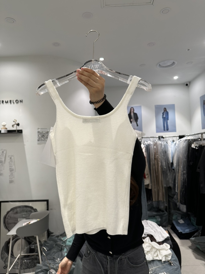 WATERMELON韓國直郵東大門代購女裝新品休閑職業推薦吊帶背心WATERMELON吊帶/背心