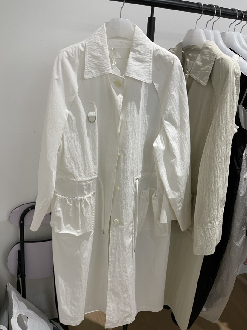 WE ARE/WELOVER韓國直郵女裝新品推薦熱賣職業人氣長款風衣SHOP_WE ARE長款風衣