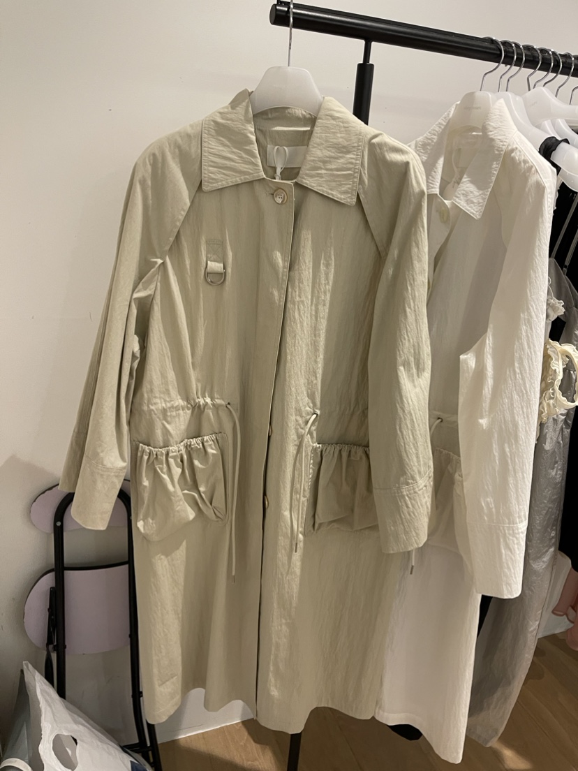 WE ARE/WELOVER韓國直郵女裝新品推薦熱賣職業人氣長款風衣SHOP_WE ARE長款風衣圖色2