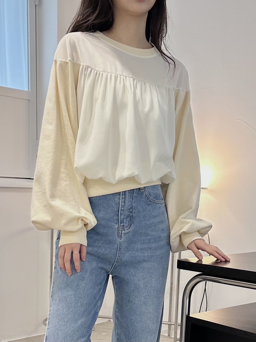 CLASSY-O直郵韓國代購女裝新款休閑時尚熱賣24春夏衛衣褶皺CLASSY-O衛衣