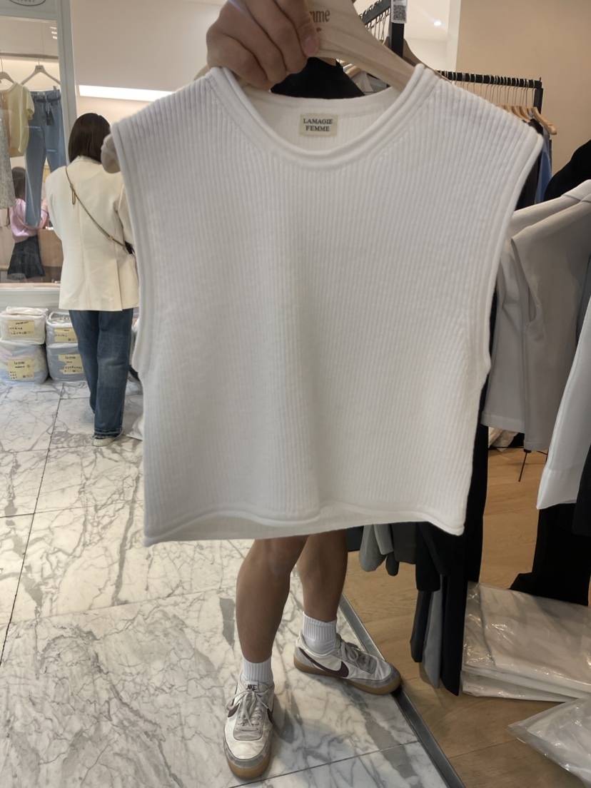Femme lamagie韓國直郵女裝新品人氣職業真品熱賣休閑馬甲Lamagie Femme馬甲