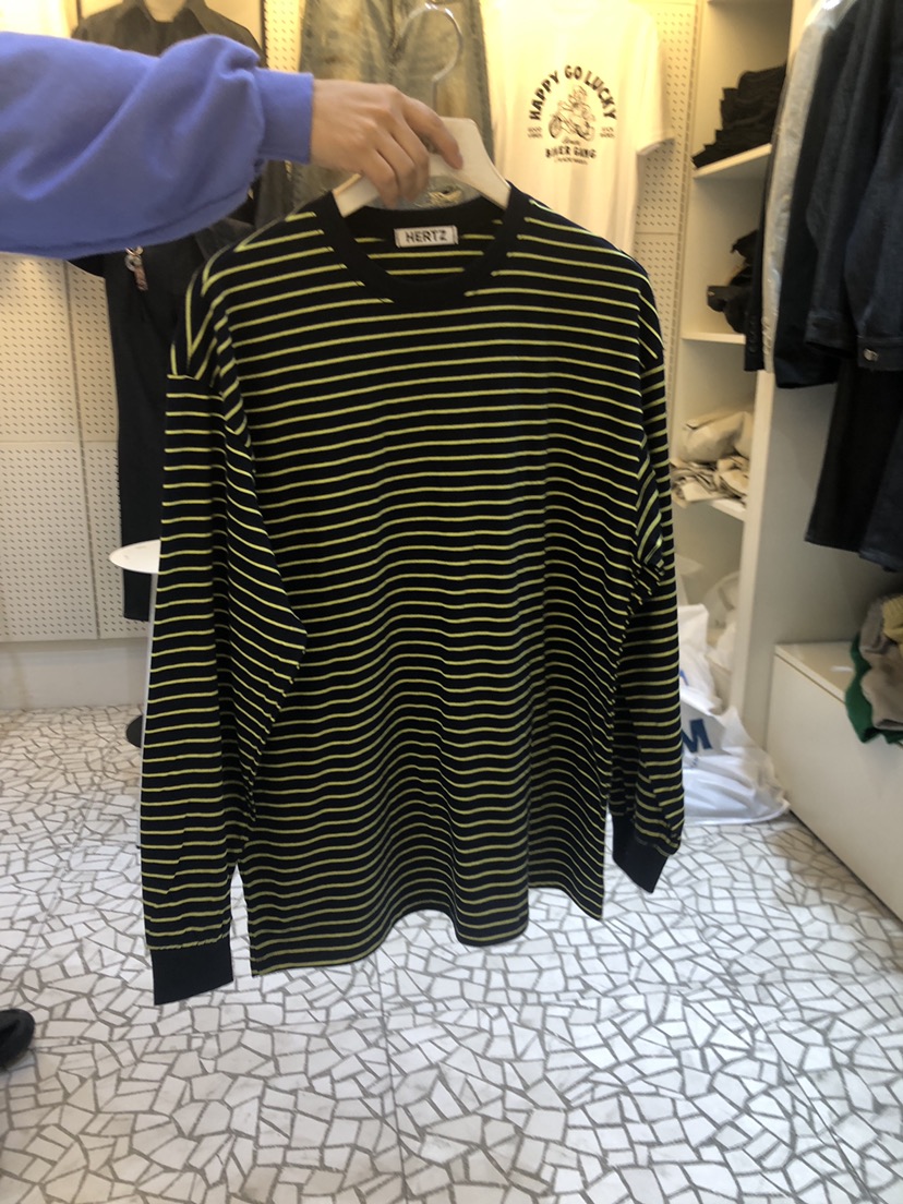 HERTZ-A韓國直郵東大門代購女裝新品24春夏職業熱賣推薦T恤HERTZ-男裝T恤圖色4