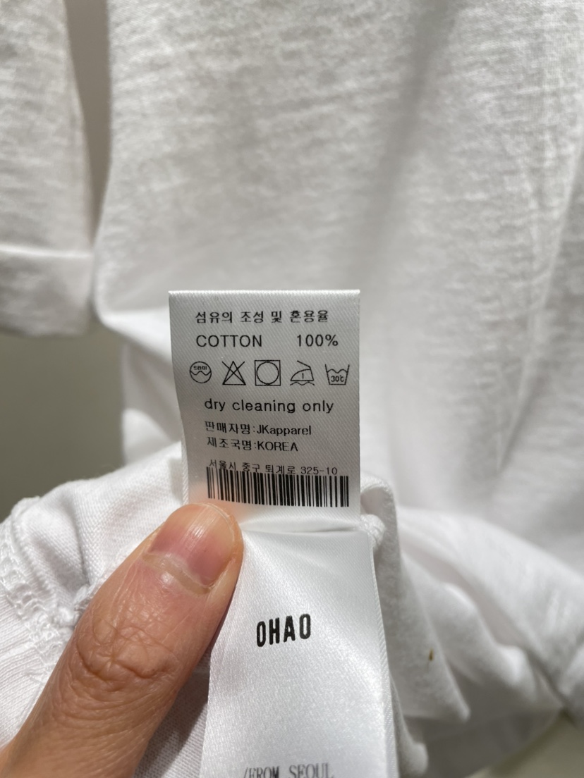 OHAO/HA MONG韓國直郵東大門實拍女裝新品推薦人氣休閑T恤OHAO/HA MONGT恤