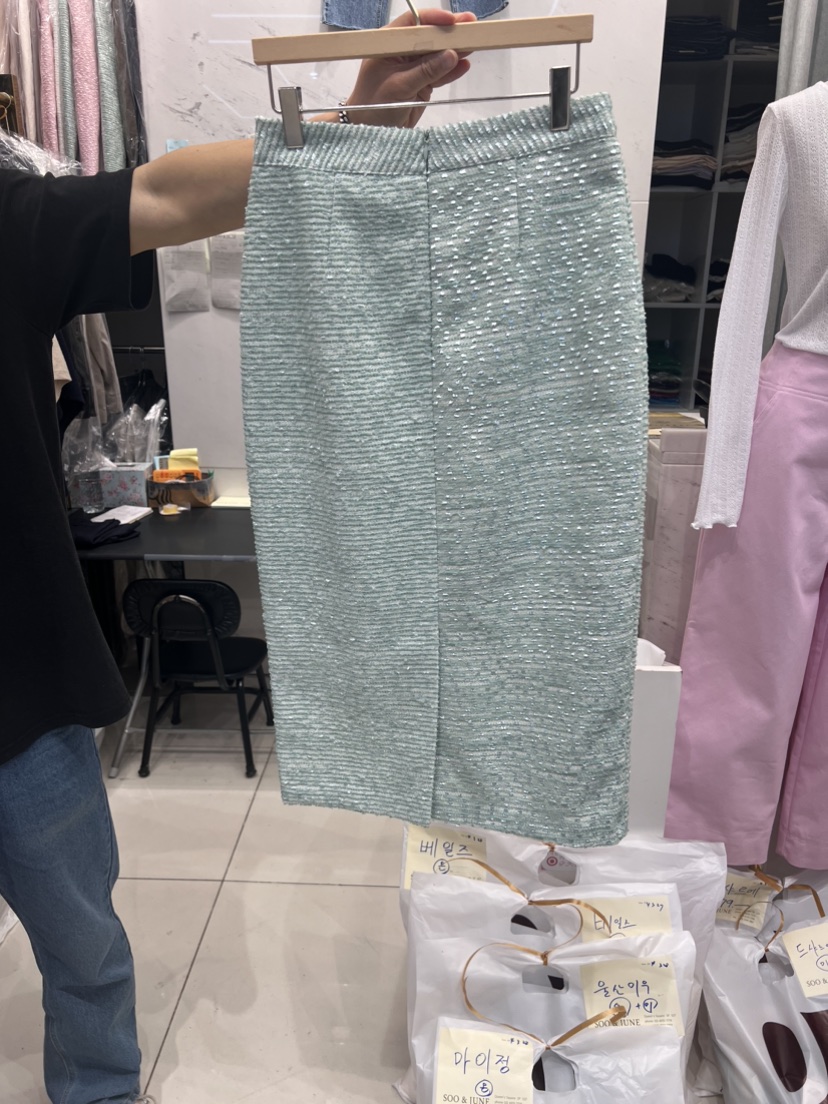 SOO JUNE韓國直郵東大門實拍女裝新款24春夏半身裙中短裙SOO JUNE半身裙/中短裙