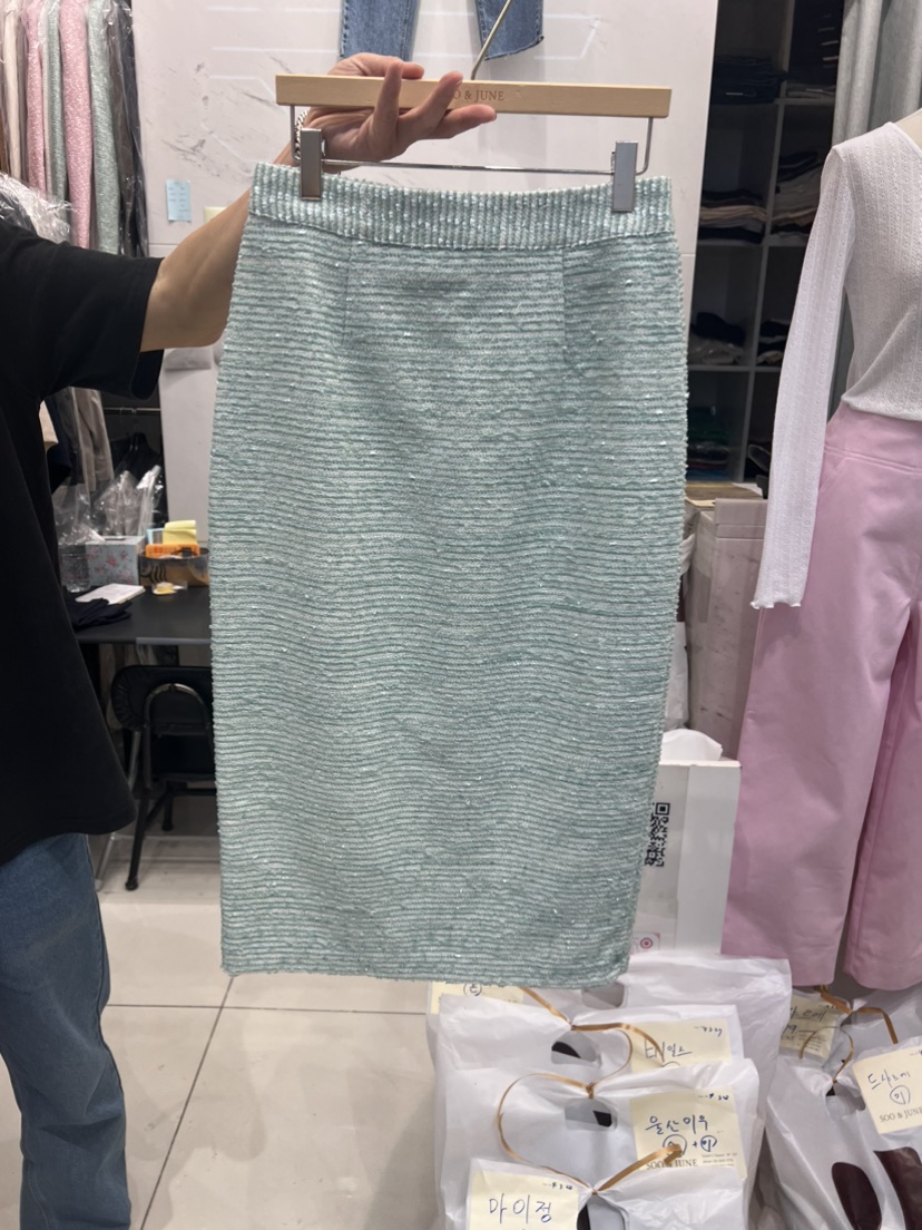 SOO JUNE韓國直郵東大門實拍女裝新款24春夏半身裙中短裙SOO JUNE半身裙/中短裙圖色3
