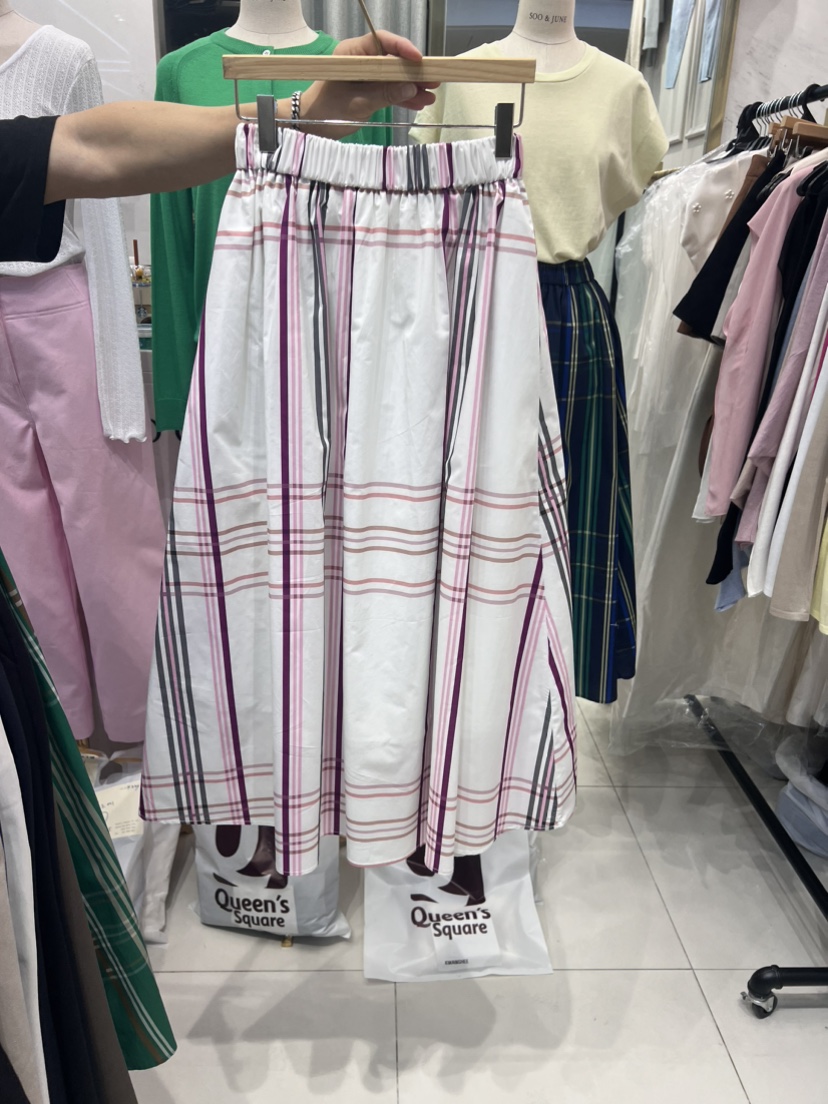 SOO JUNE韓國直郵東大門代購女裝新款職業半身裙中短裙喇叭綁帶SOO JUNE半身裙/中短裙