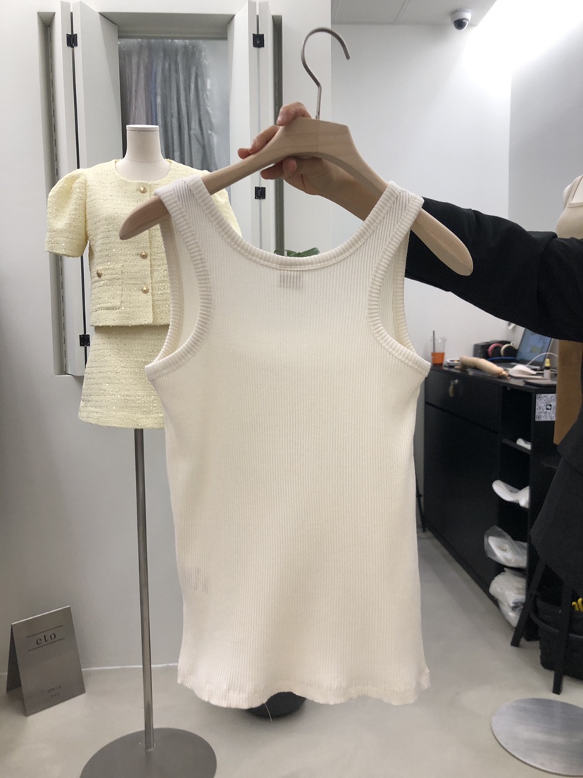 eto/HI.RAKI韓國直郵東大門代購女裝新品職業熱賣吊帶背心IF YOU SAY SO吊帶/背心