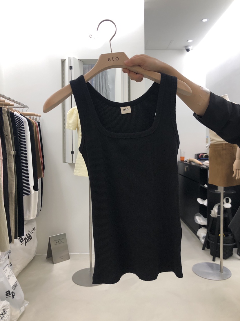 eto/HI.RAKI韓國直郵東大門代購女裝新品職業熱賣吊帶背心IF YOU SAY SO吊帶/背心圖色5