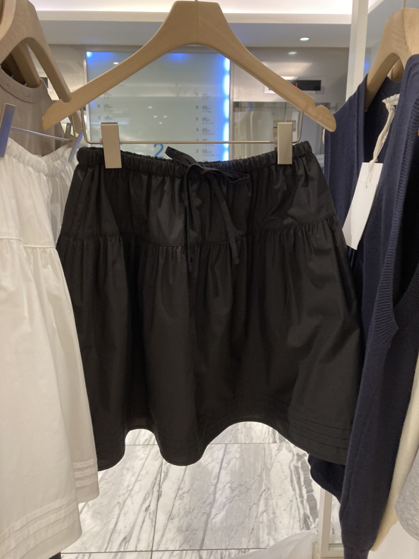 MONIQUE直郵韓國代購女裝新款24春夏人氣熱賣休閑短裙喇叭MONIQUE短裙