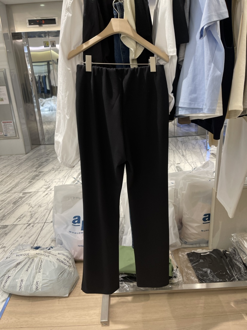 MONIQUE韓國直郵東大門代購女裝新品24春夏時尚休閑褲綁帶MONIQUE休閑褲