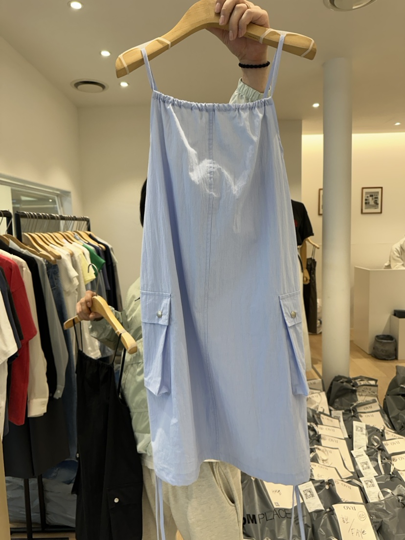 OVU韓國直郵女裝新款真品熱賣休閑人氣職業時尚推薦24春夏連衣裙OVU連衣裙圖色2