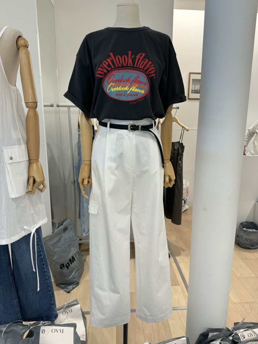 OVU韓國直郵東大門代購女裝新款真品推薦時尚休閑褲不含腰帶OVU休閑褲