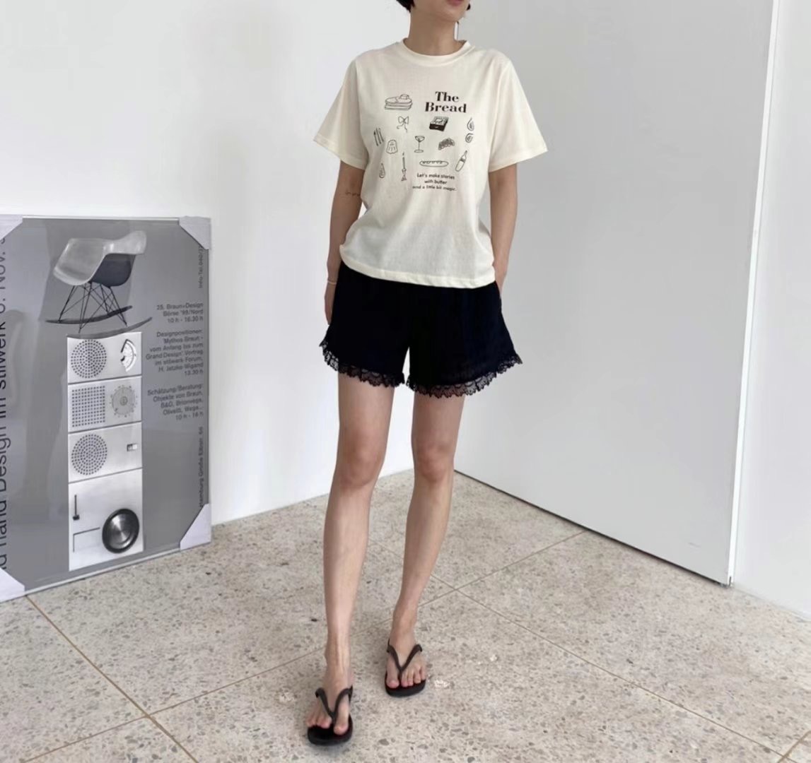 P.SHOP韓國直郵東大門實拍女裝新款時尚推薦熱賣職業人氣T恤P.SHOPT恤