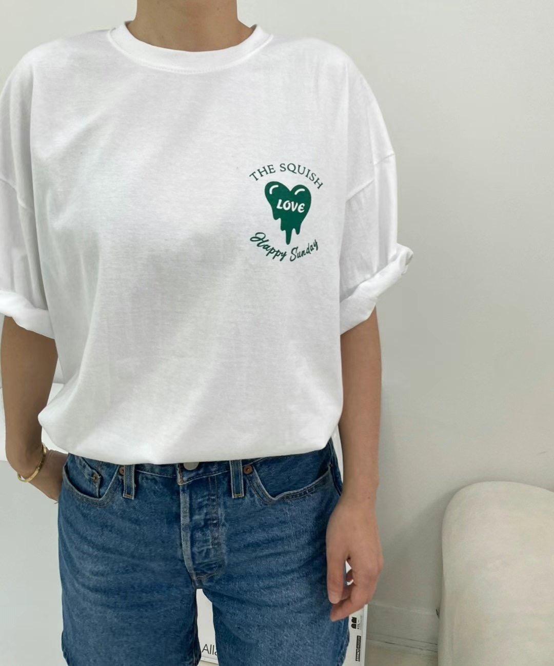 P.SHOP韓國直郵東大門實拍女裝新款時尚熱賣人氣休閑推薦T恤P.SHOPT恤圖色2