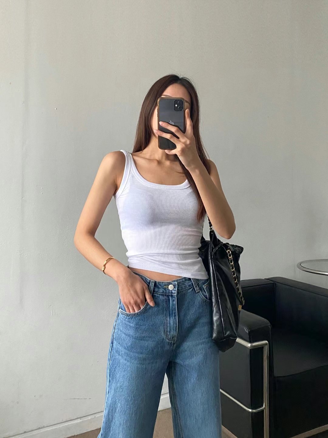 P.SHOP直郵韓國代購女裝新款職業24春夏人氣熱賣吊帶背心P.SHOP吊帶/背心