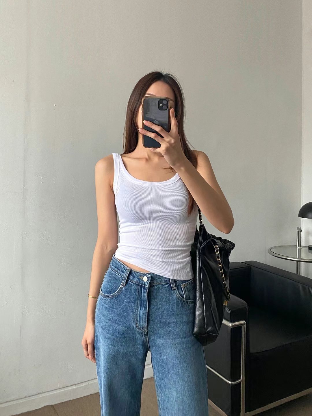 P.SHOP直郵韓國代購女裝新款職業24春夏人氣熱賣吊帶背心P.SHOP吊帶/背心