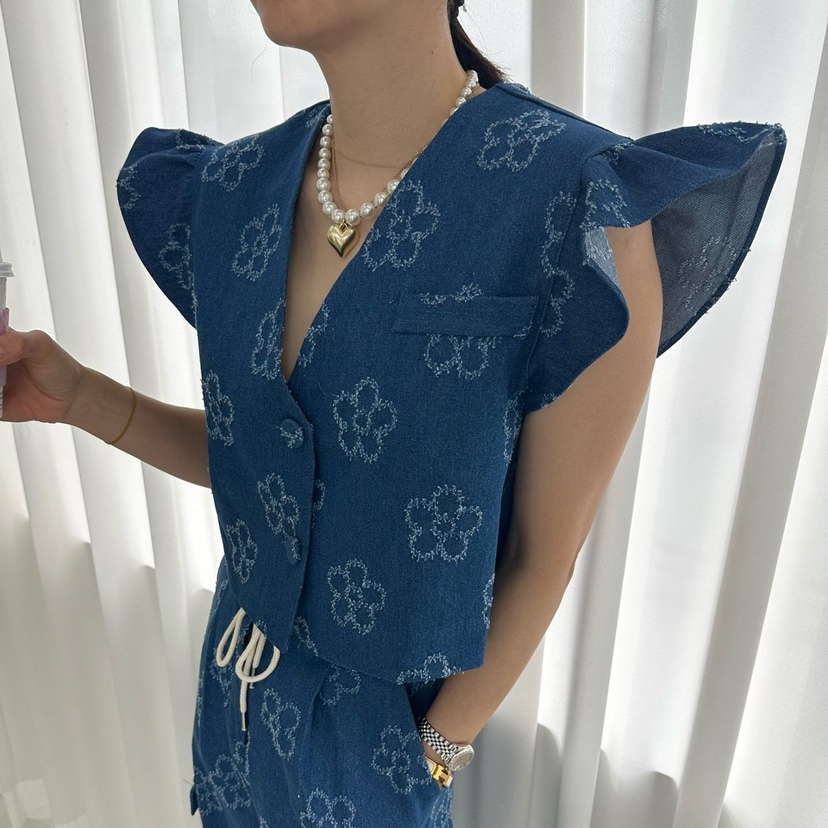 SOUIT by mabel/MABEL韓國直郵東大門代購女裝新款推薦馬甲SOUIT by mabel-Q馬甲
