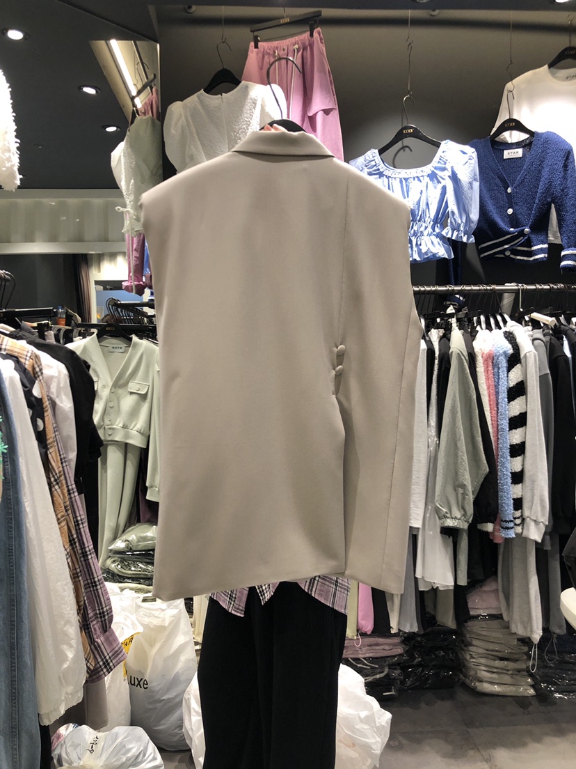 STAR-L直郵韓國代購女裝新品熱賣職業休閑推薦時尚真品馬甲STAR-L馬甲