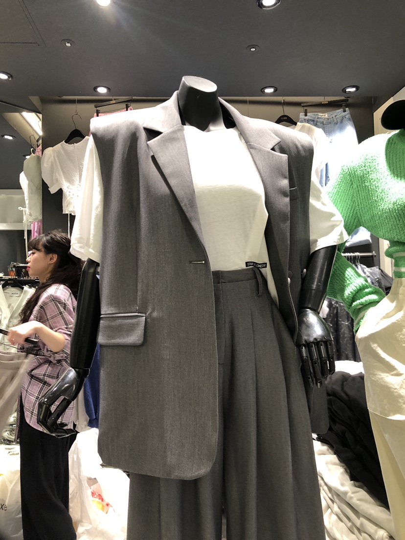 STAR-L直郵韓國代購女裝新品熱賣職業休閑推薦時尚真品馬甲STAR-L馬甲圖色3