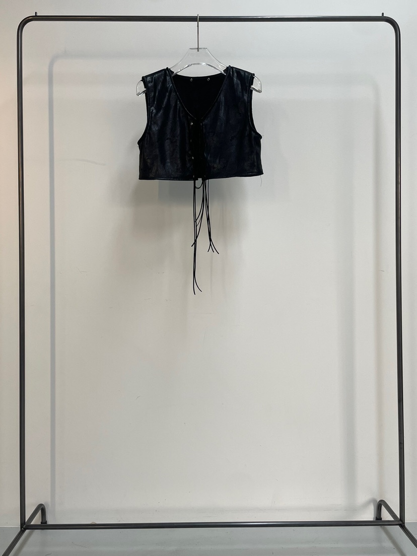 TEXTURE韓國直郵東大門實拍女裝新款24春夏真品職業熱賣馬甲待定馬甲圖色2
