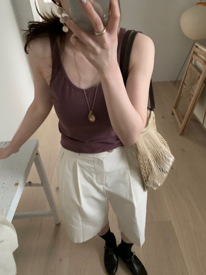 MARE直郵韓國代購女士新品人氣時尚推薦24春夏休閑吊帶背心MARE吊帶/背心