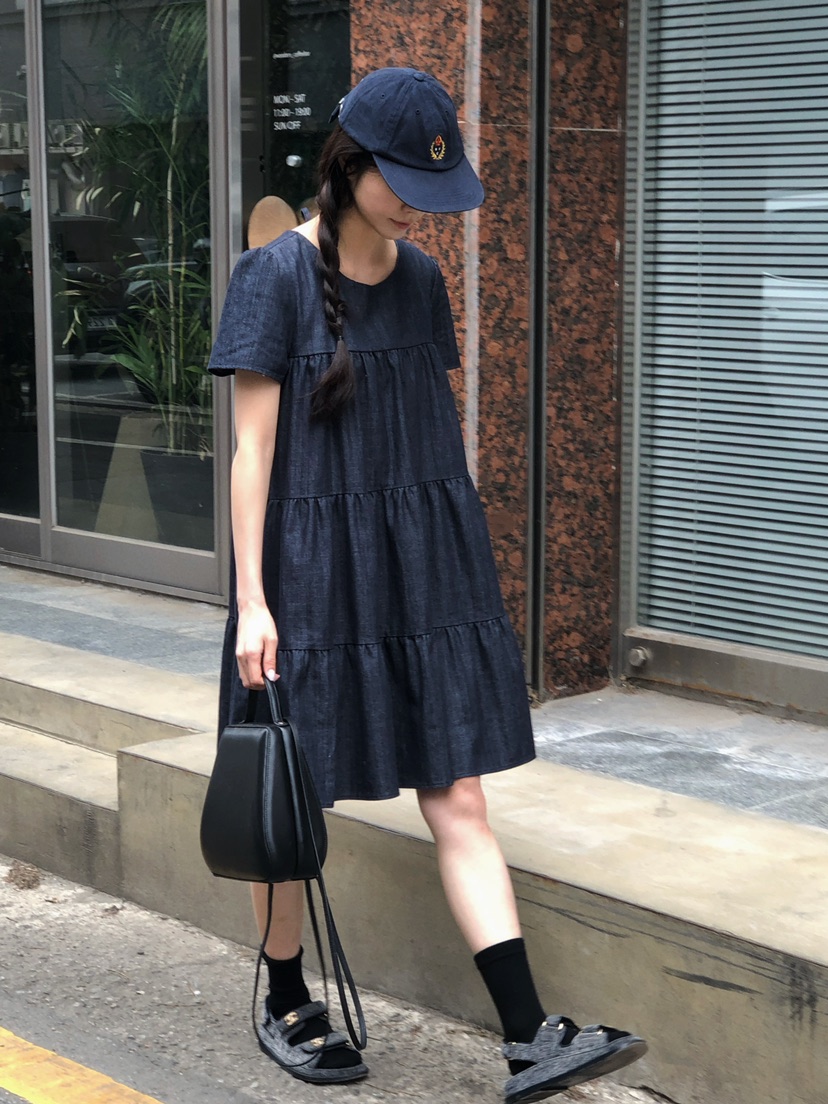 ONDO-P韓國直郵東大門實拍女裝新品真品時尚推薦休閑連衣裙ONDO-P連衣裙