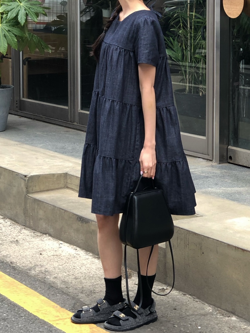 ONDO-P韓國直郵東大門實拍女裝新品真品時尚推薦休閑連衣裙ONDO-P連衣裙