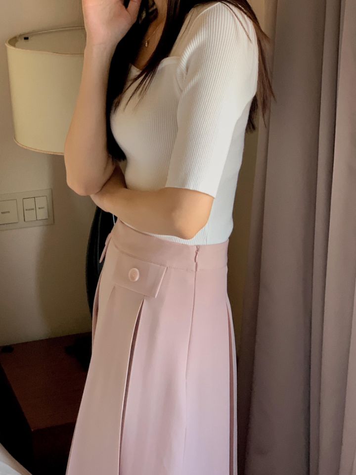 PLAYLIST韓國直郵東大門實拍女士新款時尚熱賣人氣24春夏針織衫confetti針織衫