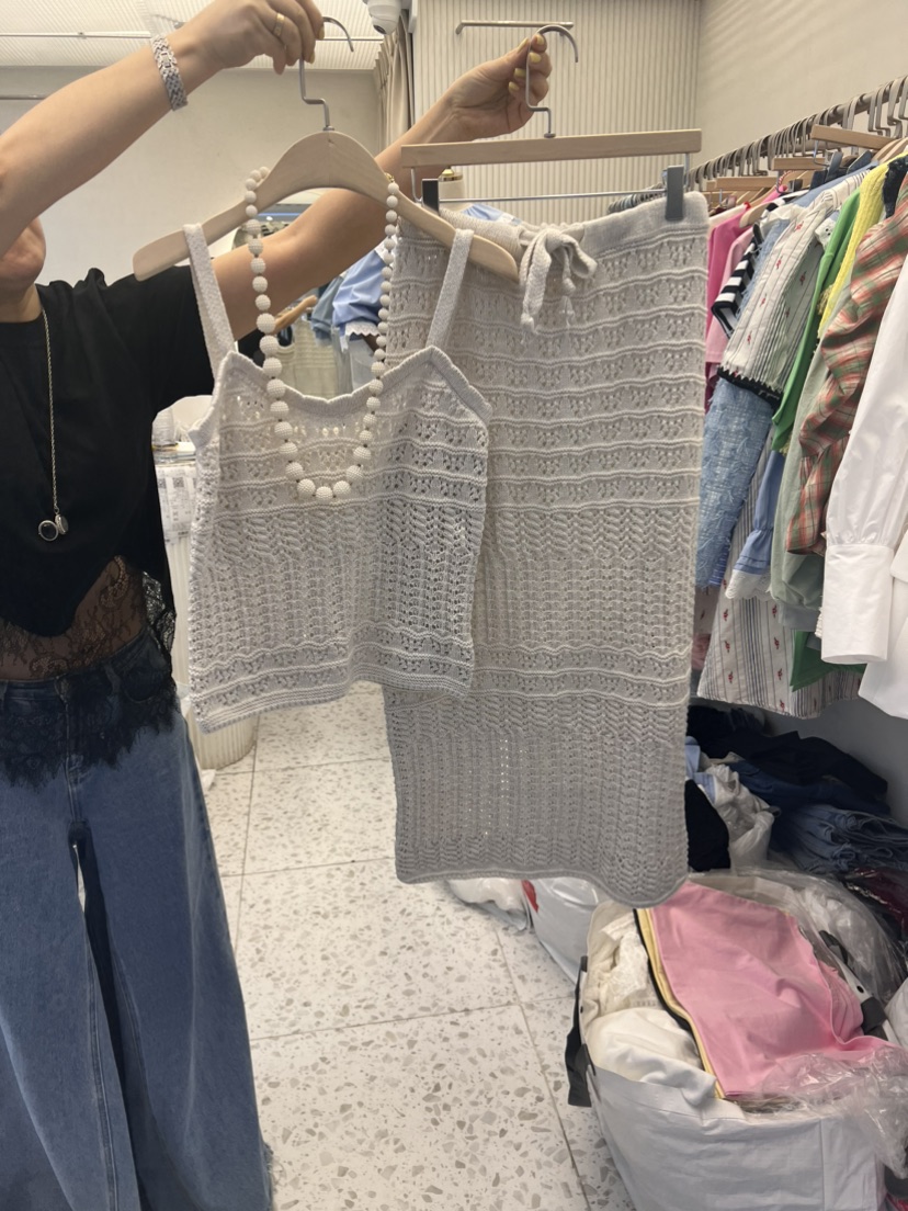 VICTORIA QUEEN韓國直郵東大門實拍女士新品推薦休閑熱賣套裝CAT.S套裝圖色2