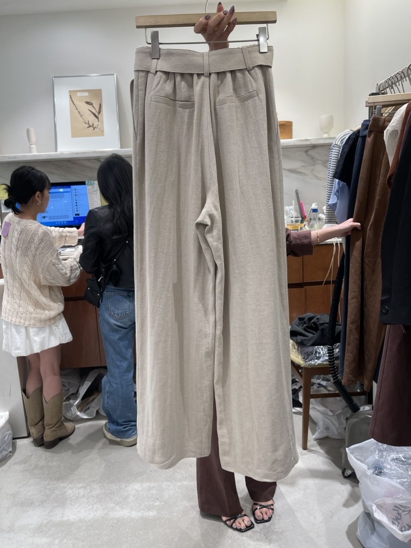 W AND J韓國直郵女裝新款推薦24春夏職業人氣休閑休閑褲W AND J休閑褲