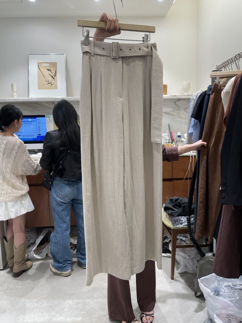 W AND J韓國直郵女裝新款推薦24春夏職業人氣休閑休閑褲W AND J休閑褲圖色1