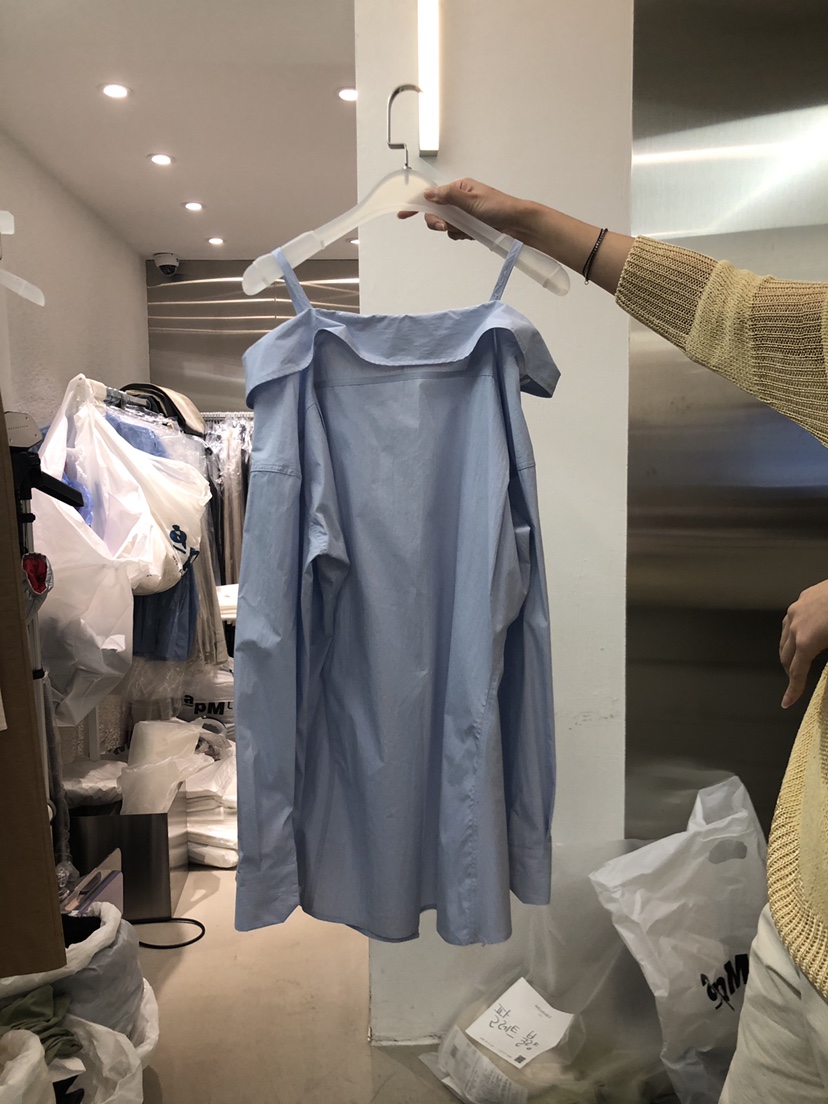 WEARABLE韓國直郵女裝新款真品時尚職業人氣24春夏襯衫蕾絲衫WEARABLE襯衫/蕾絲衫