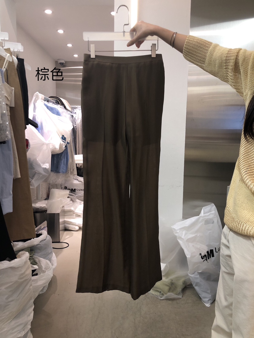 WEARABLE韓國直郵東大門代購女裝新品24春夏休閑熱賣休閑褲WEARABLE休閑褲圖色2