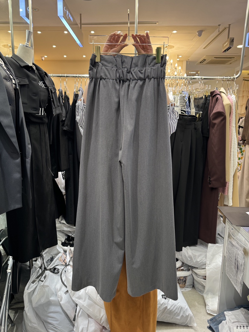 Workshop直郵韓國代購女裝新品職業真品休閑人氣時尚休閑褲Work_shop休閑褲