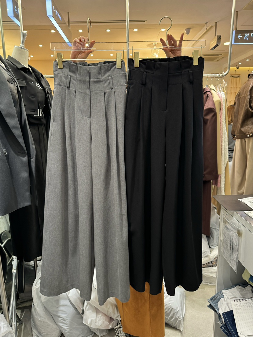 Workshop直郵韓國代購女裝新品職業真品休閑人氣時尚休閑褲Work_shop休閑褲