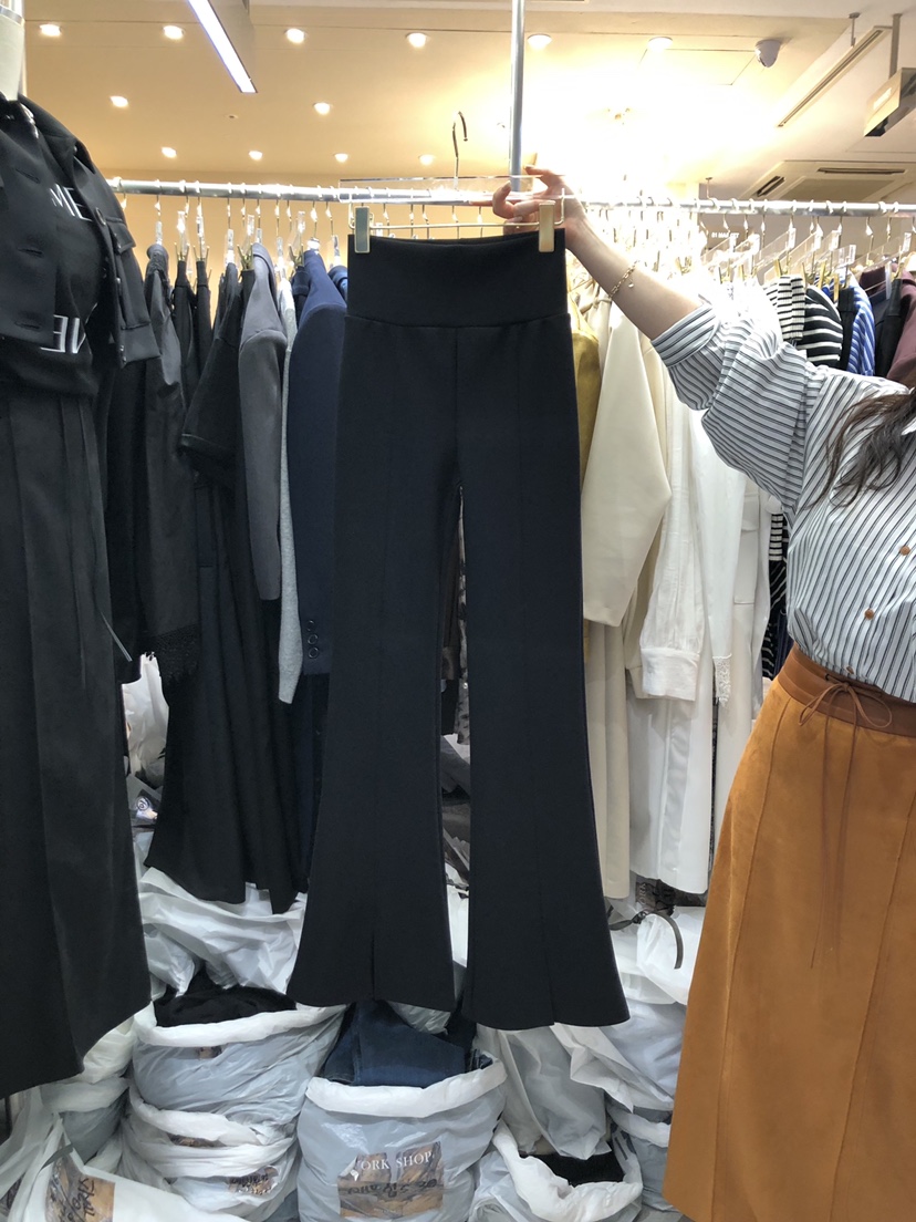 Workshop韓國直郵東大門代購女士新款24春夏休閑人氣休閑褲Work_shop休閑褲圖色2