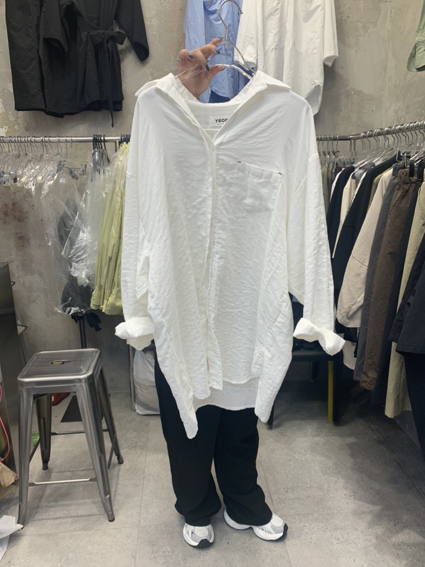 YEON-男女裝韓國直郵東大門實拍女士新款推薦24春夏襯衫蕾絲衫YEON襯衫/蕾絲衫圖色1