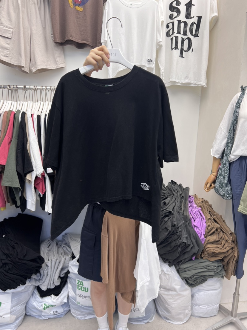 ZACCU直郵韓國代購女裝新款休閑真品時尚熱賣24春夏職業T恤ZACCUT恤圖色3