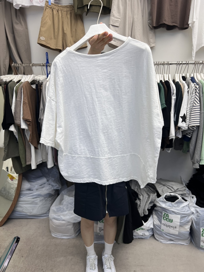 ZACCU韓國直郵東大門代購女裝新品人氣休閑24春夏職業T恤ZACCUT恤