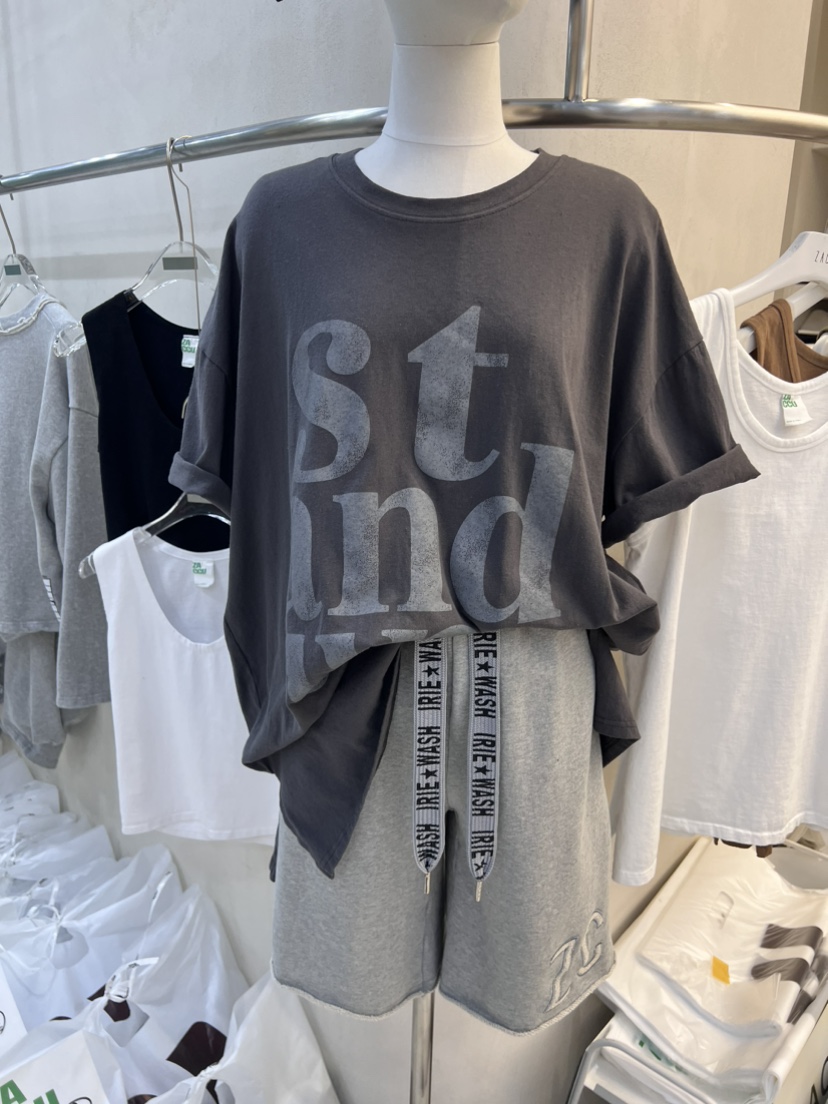 ZACCU韓國直郵女士新款真品時尚熱賣24春夏人氣職業推薦T恤ZACCUT恤圖色3