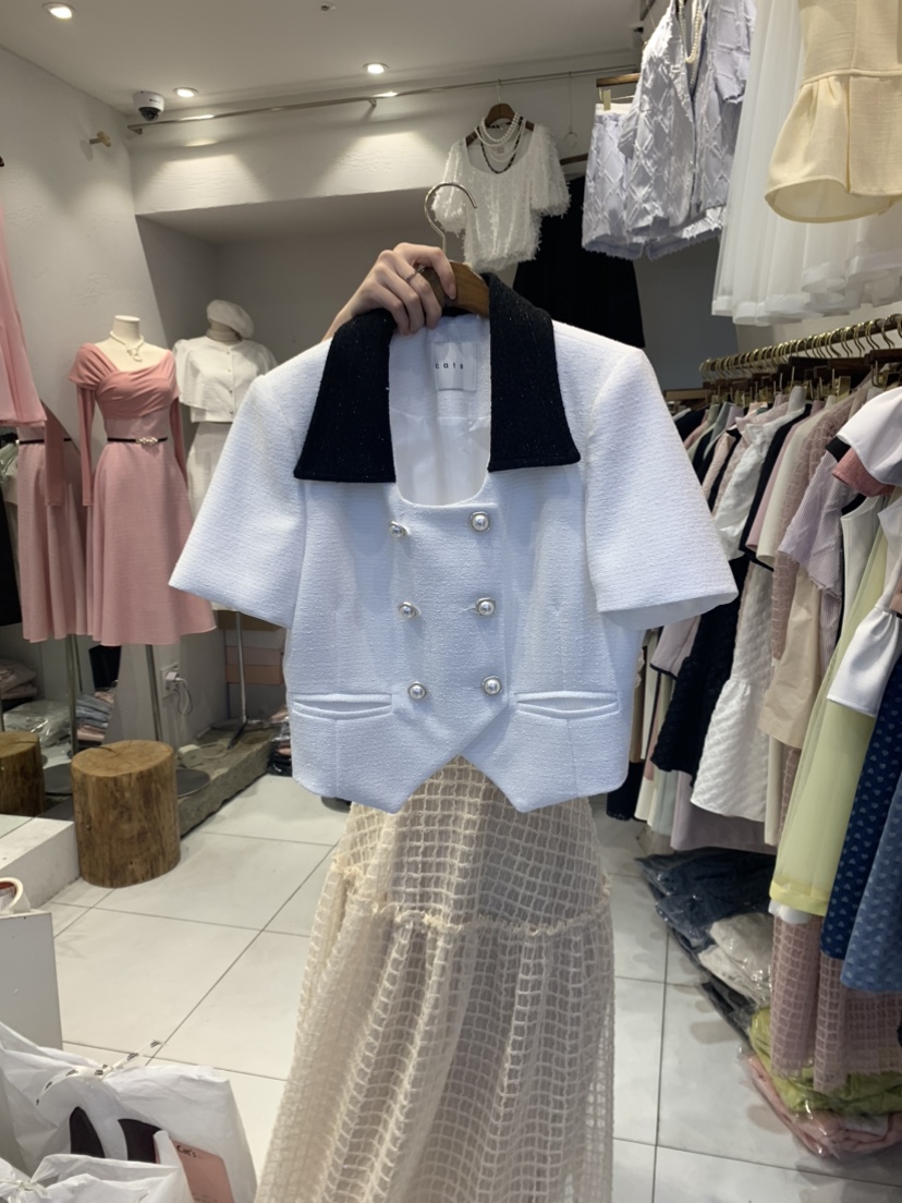 Cat.s韓國直郵東大門實拍女裝新品職業真品推薦時尚休閑夾克Cat.s____夾克圖色2