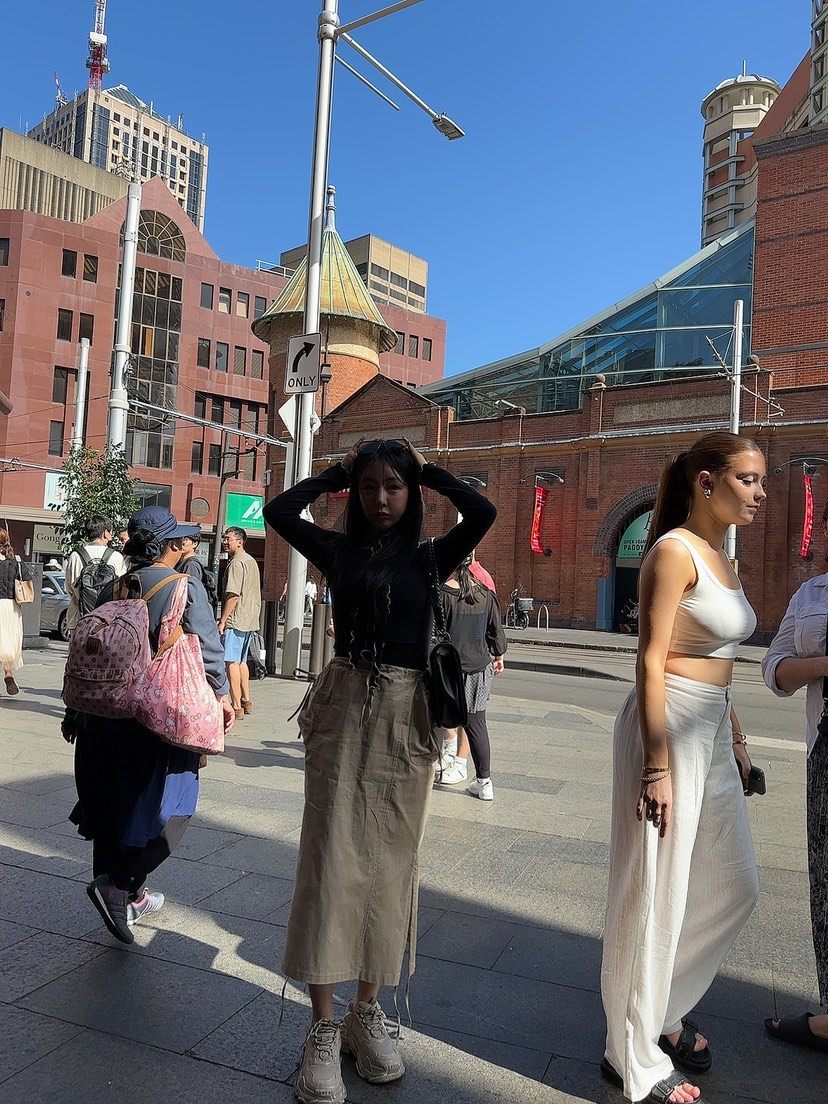 PALETTE直郵韓國代購女裝新款時尚24春夏休閑半身裙中短裙PALETTE半身裙/中短裙