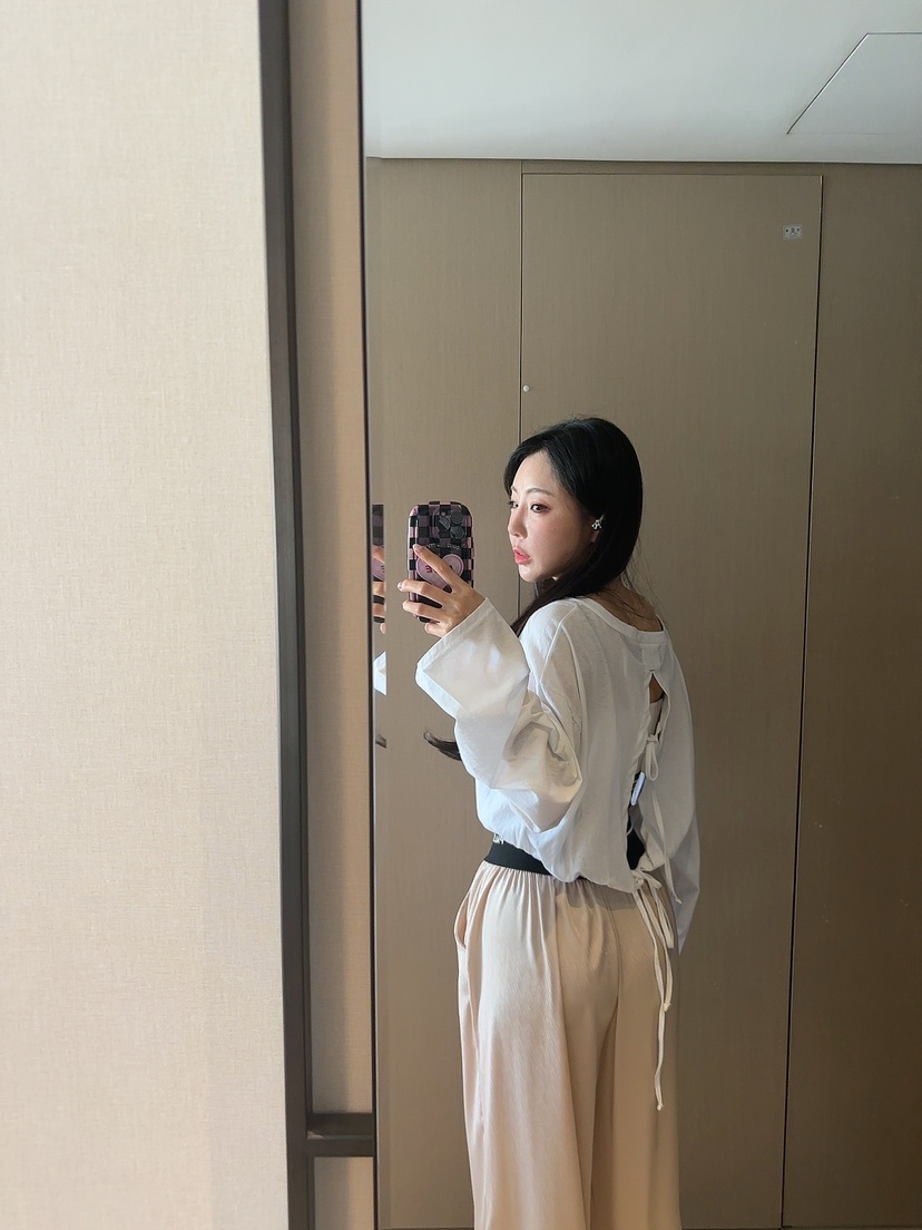 PALETTE韓國直郵女裝新款推薦24春夏時尚休閑熱賣襯衫蕾絲衫PALETTE襯衫/蕾絲衫